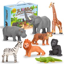 Jungle Animal Figures Set of 8