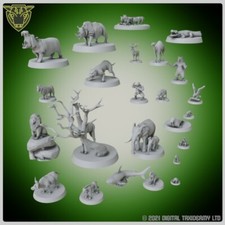 Animal Figures 28mm tabletop