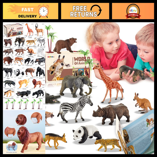 Pcs safari animal figures - animal,