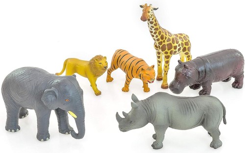 Kids soft wild - animal, set