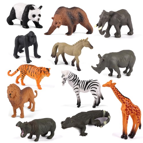 12pcs zoo animals toys - toys, set