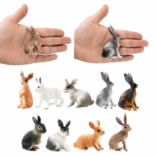 Realistic rabbit figure zoo - realistic,