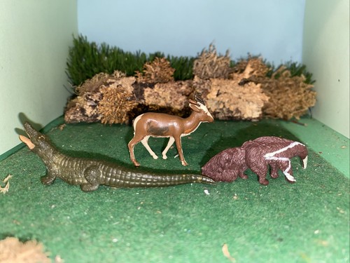 Vintage britains plastic - plastic, zoo