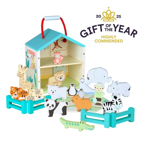 Wooden zoo and - zoo,