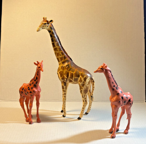 Set plastic giraffe - of,