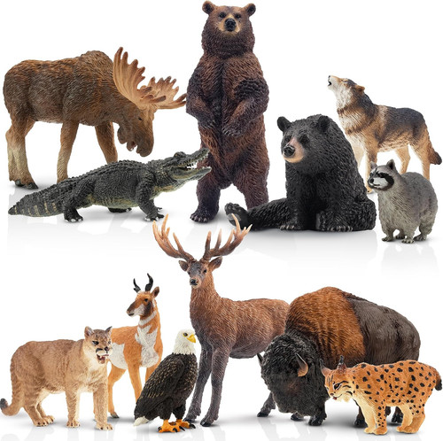 12pcs realistic north - 12pcs,