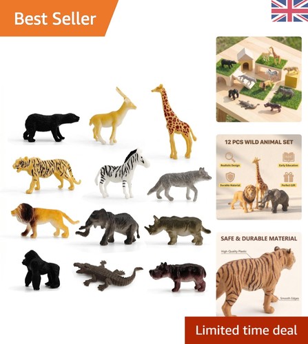 Pack realistic wild animal - 12-pack,