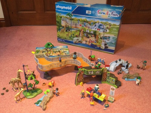 Playmobil large city zoo with - city,