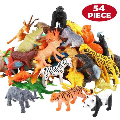 Pcs wild zoo animals - 54,