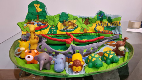 Zoo soft activity play mat - zoo,