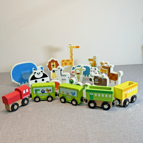 Wooden toy bundle magnetic - toy,