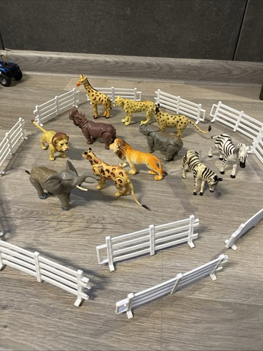 Zoo animals model figures - figures, 11