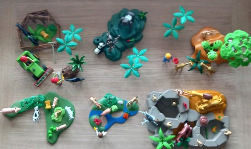 Large playmobil farm and - large,
