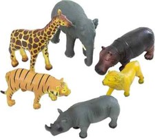 Kids Soft Wild Animal Toy Set