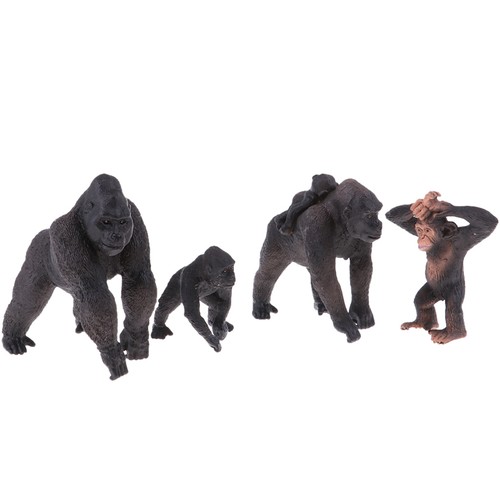 4pcs set gorilla model - 4pcs/set,