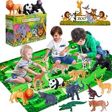 Safari Animals Figures Toys