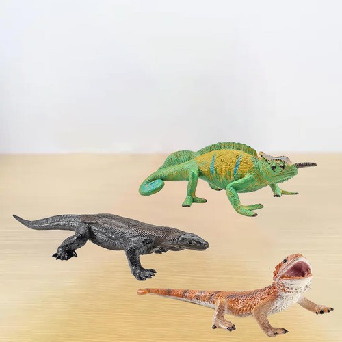 Lifelike zoo animal models - 3x,