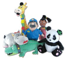 Giraffe Hippo Panda Crocodile